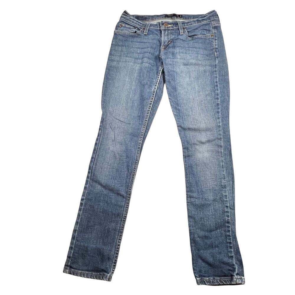 Levi's 524 Too Superlow Skinny Jeans Women 5S Junior Blue Low Rise Stretch Denim